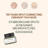 Crema correctora de manchas oscuras